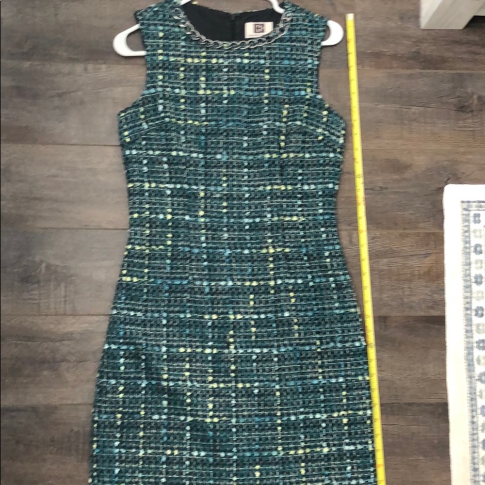 Spring tweed look dress